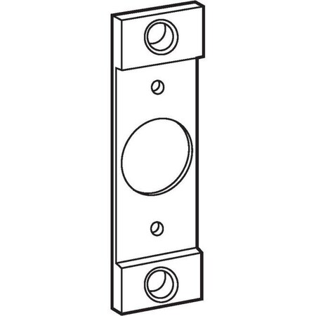 Don-Jo 1" x 3-3/8" Conversion Plate for Roller Latch to Standard Prep CVRLCP